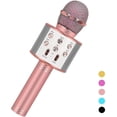 thumbnail image 1 of Regalos de cumpleaños para niñas de 6 a 15 años, micrófono de Karaoke inalámbrico bluetooth, recuerdo de fiesta para adolescentes, niños y niñas, juguetes de 4 a 12 años, 1 of 5