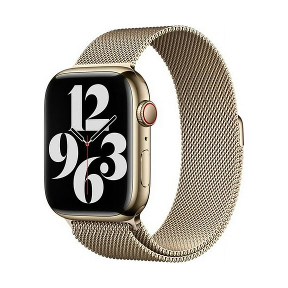 Open Box Apple ML763AM/A Watch 45mm Milanese Loop - Fully Magnetic, Stainless Steel, Gold