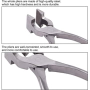 Leather Craft Flatten Pliers Straight Head Edge Adjustment Press Clamp Cutting Side Snips Flush Pliers Nipper for Belt and Bag
