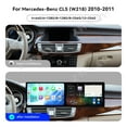 thumbnail image 4 of ZWNAV Dual 9.1 inch Screen Car Radio For Mercedes-Benz CLS(W218) 2010-2011 Android 15 Multimedia Player GPS Navigation Auto DSP Stereo Host, 4 of 13