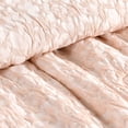 thumbnail image 4 of C&C California Jacquard Comforter Set, Textured, All-Season Comfort, 3 piece, King, Pink, 4 of 6