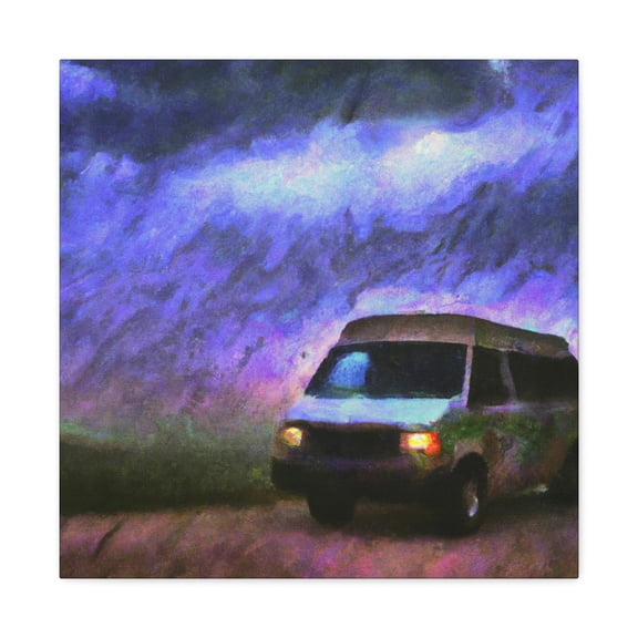 Camper Van Impressionism - Canvas