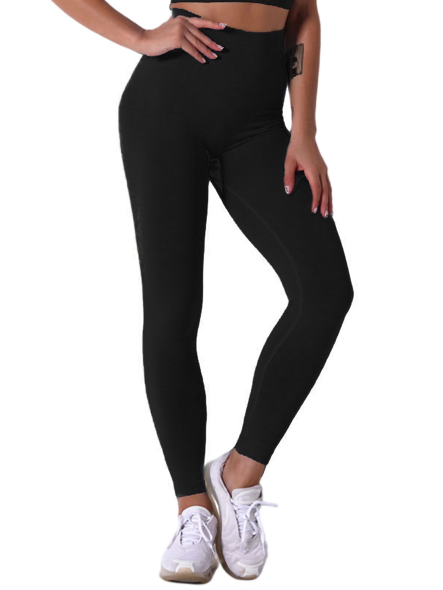 Niuer Womens High Waisted Buttery Soft Leggings Exercise Dry Fit 7/8 ...