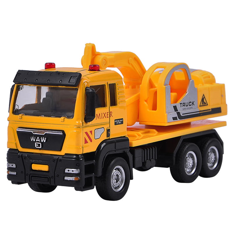 Excavator Model Toy 1:55 Engineering ABS Plastic Digger Model Vehicle Collection 