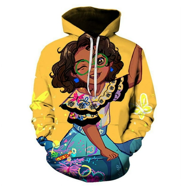 Chandails en Molleton Hip Hop Imprimés 3D Encanto Chandail à Capuchon Mode Adulte Chandails en Molleton Chandail à Capuchon pour Hommes Femmes Unisexe