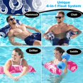 thumbnail image 3 of Hamaca de piscina Aqua LEISURE Waterlife 4 en 1, paquete de 2 unidades, azul marino/rosa, 3 of 6