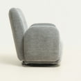 thumbnail image 5 of Noble House Gabryle 360° Swivel Accent Chair, Luxurious Chenille Upholstered Barrel Chair, Living Room, Dark Gray, 5 of 7