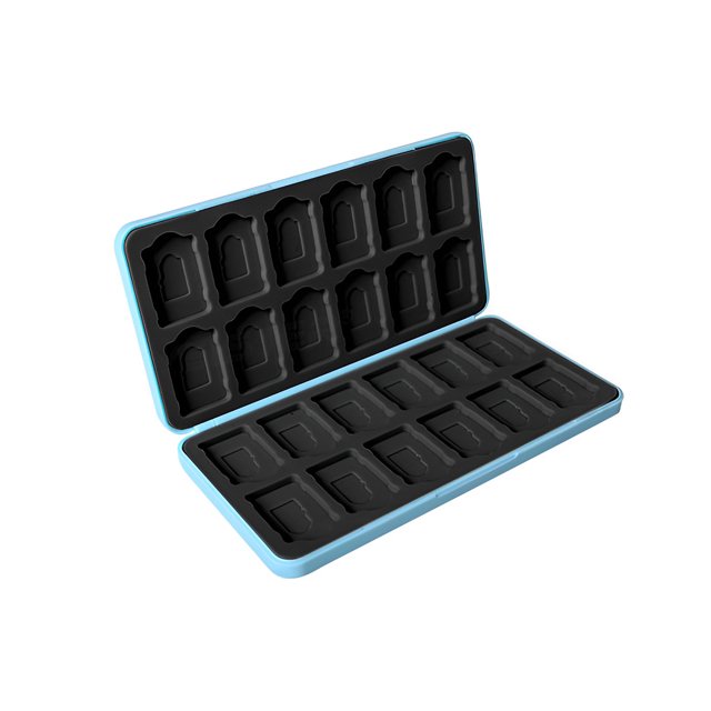 Billuyoard Estuche para tarjetas de 24 ranuras Caja de almacenamiento impermeable Paquete de tarjetas de juego a prueba de golpes Type4 NO4