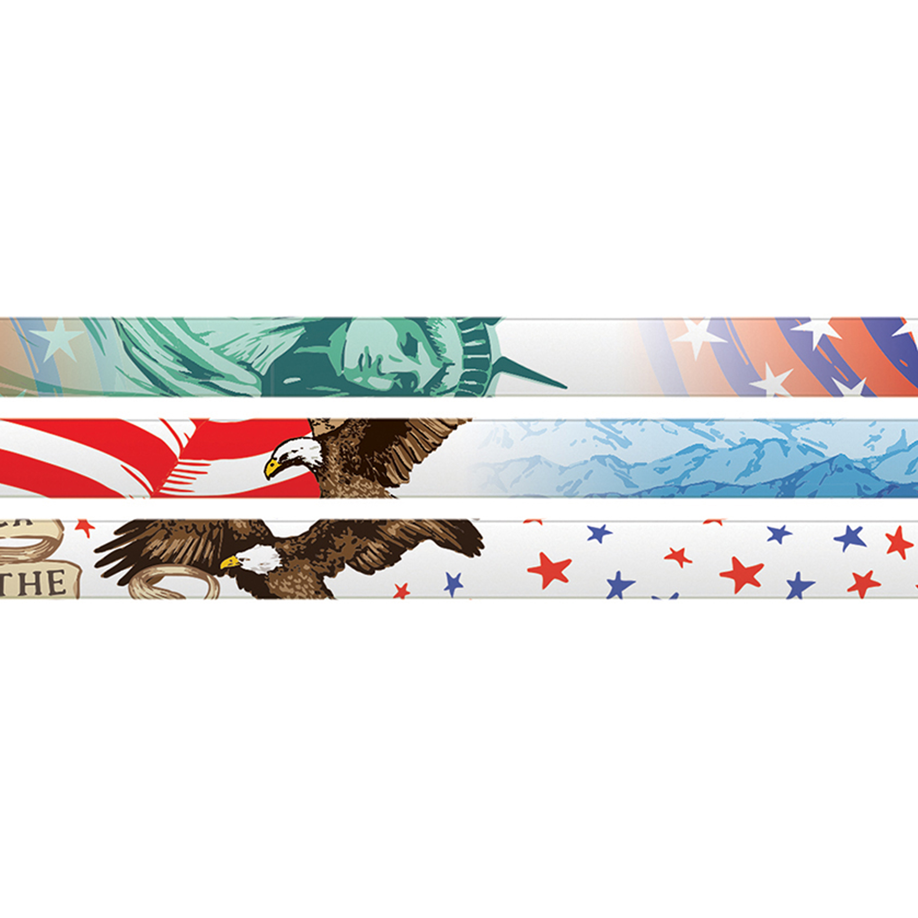 Musgrave Pencil Company America The Beautiful Motivational Pencils, Pack of 144