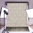 thumbnail image 2 of LELINTA 3x5ft Studio Photo Video Photography Backdrop Printed Wood Floor Brick Winter Party Ball Decorations Fall Background Booth Backdrops Stand Props Style Winter Christmas Gifts Scenic Background, 2 of 4