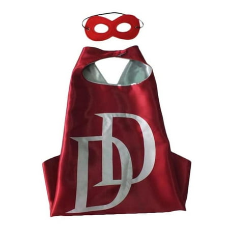 Marvel Comics Costume - Dare Devil Logo Cape and Mask with Gift Box by Superheroes
