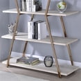thumbnail image 6 of Furniture of America Ketano Metal 4-Shelf Bookcase in Gold Champagne, 6 of 9