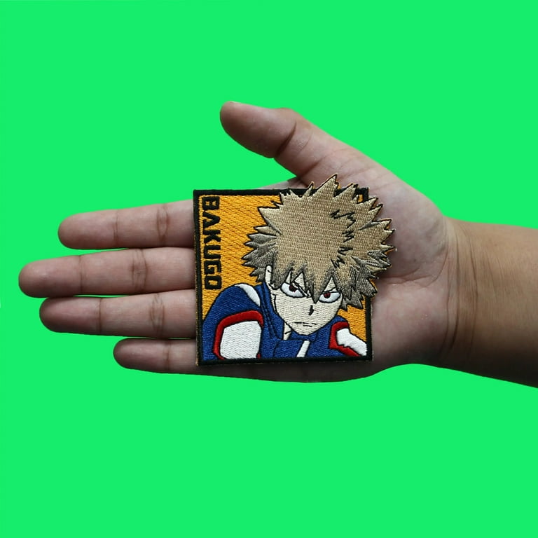 Popular Iron Sew On Anime patches - My hero Academy-Katsuki Bakugo