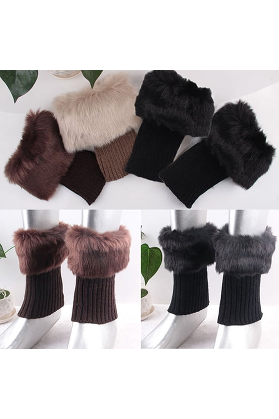 Women Fashion Winter Warm Boot Socks Crochet Short Socks Stretchy Leg Warmers