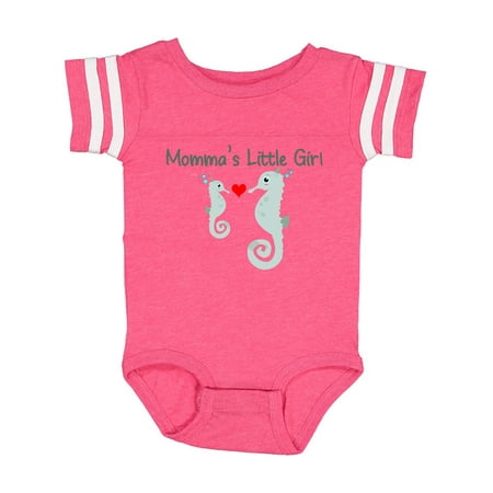 

Inktastic Seahorse (momma s little girl) Gift Baby Girl Bodysuit