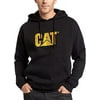 Caterpillar Men's Trademark Hooded Sweatshirt (Black, Small)