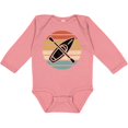 thumbnail image 3 of Inktastic Kayaking Retro Kayak Boating Boys or Girls Long Sleeve Baby Bodysuit, 3 of 5