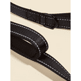 thumbnail image 6 of Dog Leash Heavy Duty for Large Dogs, 6FT Double Handle Dog Leash for Traffic Control, Black, 6 of 7