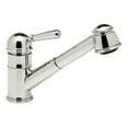 thumbnail image 2 of Rohl 1983 Single Metal Lever Italian Kitchen Faucet In Satin Nickel With Double Check Valve And Pullout Hose, 2 of 2