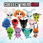 Miraculous Ladybug - Kwami Mon Ami Duusu, 9-inch Peacock Plush Toys for Kids, Super Soft Stuffed Toy with Resin Eyes, High Glitter and Gloss, and Detailed Stitching Finishes, Wyncor