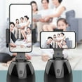 thumbnail image 2 of LIVEYOUNG 360-degree Smart Tracking Pan Tilt Mobile Phone Holder Battery Type Holder black, 2 of 8