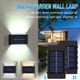 thumbnail image 1 of 2 Lámparas Solares de Pared para Jardín Exterior con Luz arriba y Abajo, 1 of 5