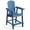 Blue, variant on DWVO 25" Tall Adirondack Chair, Weather Resistant Outdoor Bar stool Lifeguard Chair for Deck Pool Patio Porch, Blue