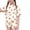 Beige, variant on Girls Summer 2 Piece Outfits Cute Fruit Print Printed Short Sleeve Crew Neck T-Shirts and Shorts Girls' Clothing Sets 10-12Y