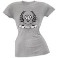 thumbnail image 1 of Shine Heather Grey Soft Juniors T-Shirt, 1 of 1