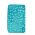 thumbnail image 4 of Moyic Tapete de franela para puerta de baño, 2 uds., adoquín, antideslizante, para baño, adoquín, antideslizante, absorbente, lavable Decoración del hogar verde, 4 of 6