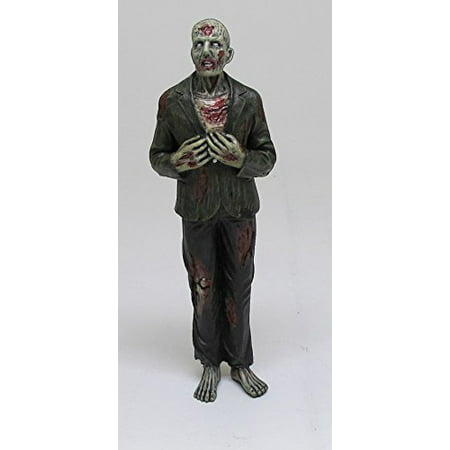 6.03 Inch Walking Zombie with Coffin Box Resin Statue Figurine