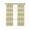 White Yellow, variant on Yellow Striped Blackout Curtains, Light Blocking Print Window Curtains, Farmhouse Vintage Stripes Thermal Insulated Window Drapes for Living Room Kitchen Cafe 2 Panels, 104"W x 52"L