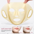thumbnail image 4 of Miangastore 3 Pcs Silicone Face Mask Covers Reusable Mask Covers Face Moisturizing Beauty Mask Covers, 4 of 8