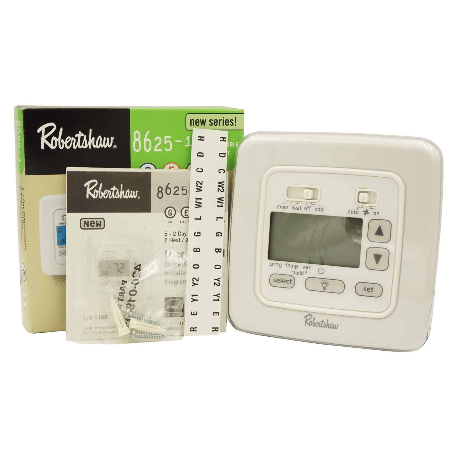 86251 Digital 52 Day Programable Thermostat 2 Heat / 2 Cool by