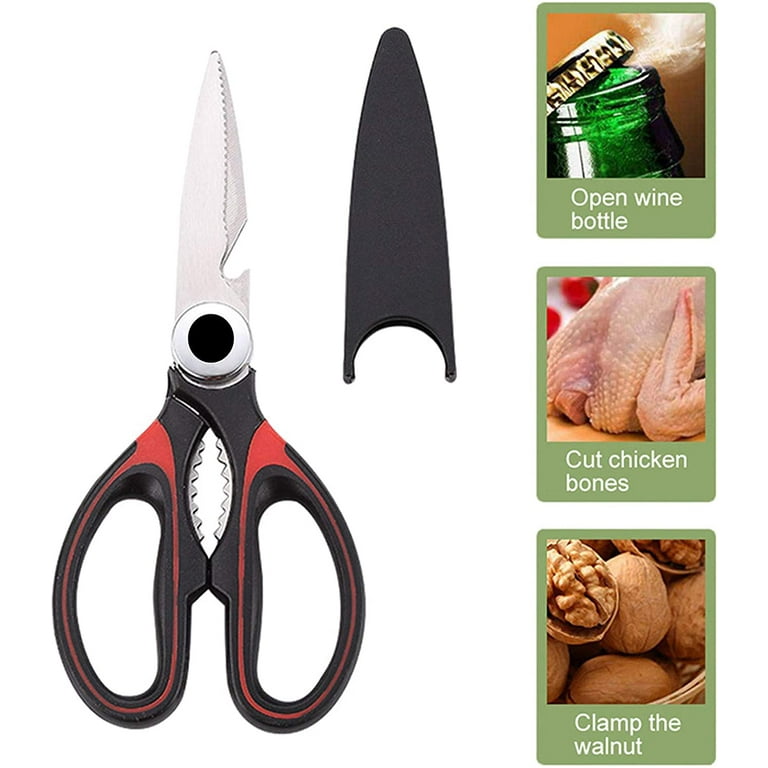 Kitchen Shears 2 Pack,Kitchen Scissors All Purpose Heavy Duty