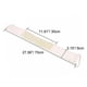 thumbnail image 3 of Pinchando La Toalla De Baño Toalla de baño exfoliante de lufa natural de 70 cm con tiras de masaje para la espalda, ideal para limpieza profunda y ducha. Pieza única, color blanco. Rkxzt, 3 of 8