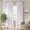 Bright White, variant on Linen Textured Blackout Curtains for Bedroom 96 Inches Long, Thermal Insulated Room Darkening Drapes for Living Room, Back Tab & Rod Pocket &Hooks, 2 Panels Set, 52"x96", Off White