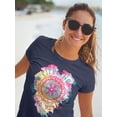 thumbnail image 4 of Pipeline Waveflower Good-Vibes Trend - T-shirt Women's, 4 of 4