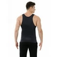 thumbnail image 3 of TOPTIE Men's Slimming Body Shaper Compression Shirt, Shapewear Sculpting Vest Muscle Tank-Gray-XXL, 3 of 6