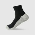 thumbnail image 2 of LNWUY Mens Ankle Socks Athletic Cushioned Breathable Low Cut Tab With Arch Support Sports Socks Black Free Size, 2 of 2