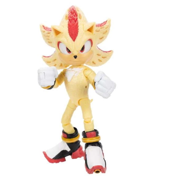 Sonic The Hedgehog Light Up Super Sonic & Super Shadow Action Figure 2-Pack