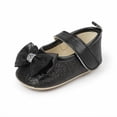 thumbnail image 2 of Yoyauz Baby Girl Mary Jane Shoes Anti Slip Rubber Sole Ballet Slippers Princess Dress Wedding Shoes Newborn Kids Shoes Toddler Shoes（0-12 Month）, 2 of 11