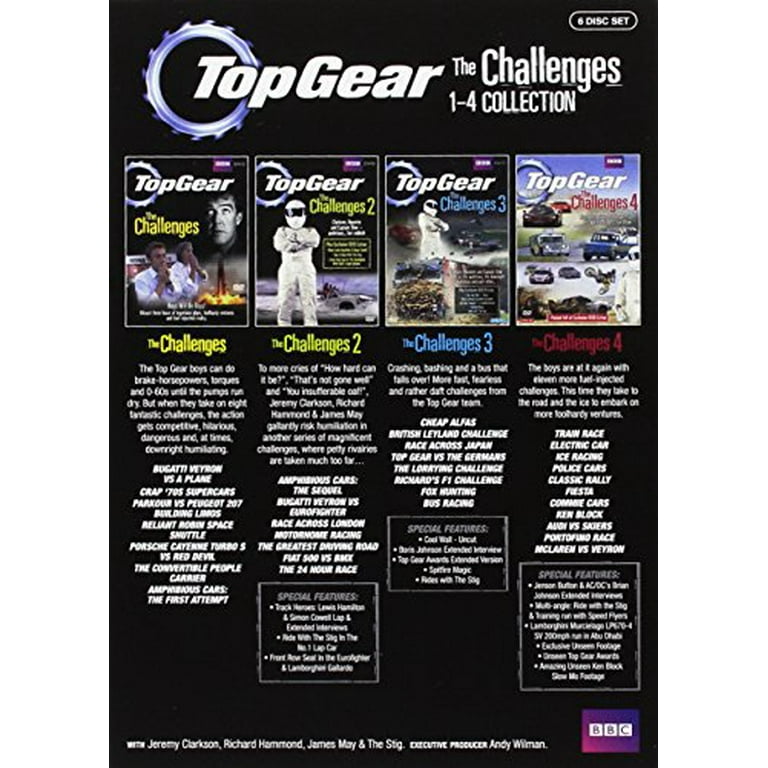 TOP GEAR: THE CHALLENGES 1-4 - Walmart.com