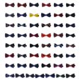 thumbnail image 3 of Maoww Cravate Formelle à Motif Coloré pour Hommes Adulte Homme Affaires Réunion Mariage Fil Polyester Nœud Papillon, 3 of 8