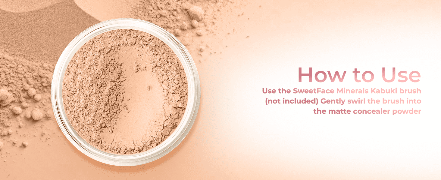 MEDIUM CONCEALER BULK POWDER (8 Ounce Refill Pouch) Mineral Makeup Loose Matte Cover Up Conceals Blemishes Under Eyes Dark Circles Redness Discoloration Scars SPF 20 Full Coverage Instant Eraser