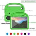 thumbnail image 2 of Nalacover Portable Heavy Duty Case for iPad 10th Generation 10.9" 2022, EVA Shockproof Armor Military Grade Lens Protection Case with Kids Friendly Handle Foldable Stand Bracket Case, Green, 2 of 10