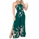 thumbnail image 1 of Mono Para Mujer de Moda de Verano Estampado Sin Espalda Halter Casual Sin Mangas Tirantes Mono Odeerbi ODB-4, 1 of 8
