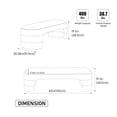 thumbnail image 2 of HIUU Black Entryway Bench,Upholstered Entryway Bench with Soft Chenille Fabric,Modern End of Bed Bench,Under Window Bench for Living Room and Entryway, 2 of 11