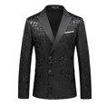 thumbnail image 1 of Men's Crocodile Pattern Jacket Suit Wedding Blazer Dinner Tuxedo For Party_Special Gift, 1 of 4