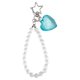 thumbnail image 1 of Stylish Heart Keychain Pendant Acrylic Bead Keyring Colorful Beaded Key Chain Fashionable Accessory for Bag and Purses, 1 of 4